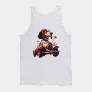 dog in the car Tank Top